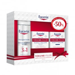 Eucerin Pack Volume-Filler Pele Seca Dia + Noite + Soluo Limpeza Micelar 3 em 1