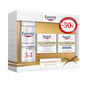 Eucerin Pack DermoDensifyer Pack Creme Dia + Creme Noite + Soluo Limpeza Micelar 3 em 1