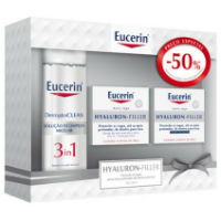 Eucerin Pack Hyaluron-Filler PNM Creme Dia + Noite + Soluo Limpeza Micelar 3 em 1