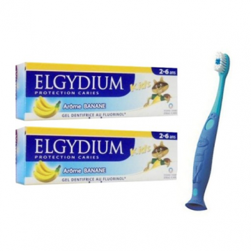 Elgydium Kids Gel Banana50 Duo+Of Esc Elgy