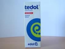 Tedol, 20 mg/g-120mL x 1 champ frasco