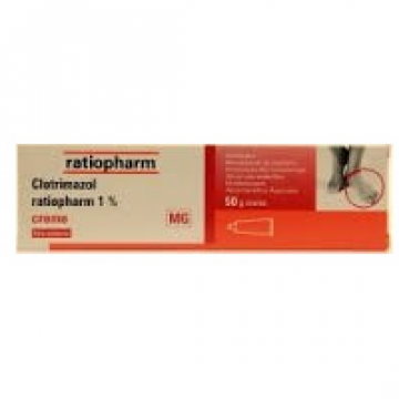 Clotrimazol Ratiopharm 1% MG, 10 mg/g-50g x 1 creme bisn