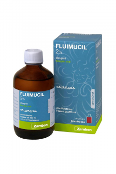 Fluimucil 2%, 20 mg/mL-200mL x 1 sol oral mL