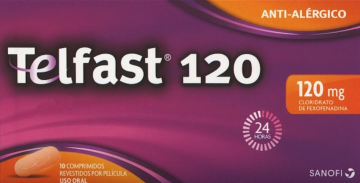 Telfast 120, 120 mg x 10 comp revest