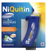 Niquitin Menta, 4 mg x 20 comp chupar