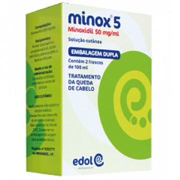 Minox 5, 50 mg/mL(100mL) x 2 sol cut