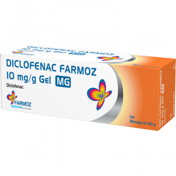 Diclofenac Farmoz MG, 10 mg/g x 1 gel bisn