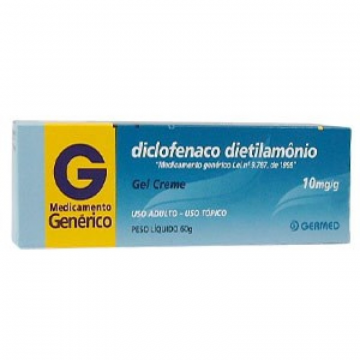 Diclofenac Germed MG, 10 mg/g-100g x 1 gel bisn
