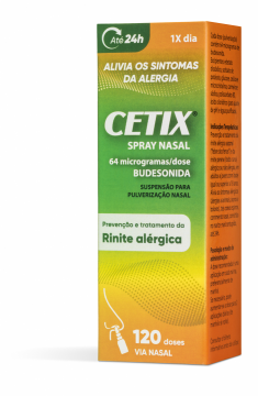 Cetix Spray Nasal,  64 g/dose, Suspenso para pulverizao nasal