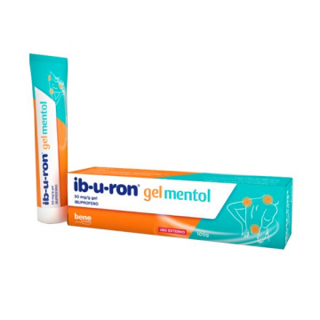 Ib-u-ron Gel Mentol, 50 mg/g-100 g x 1 gel bisnaga, 50 mg/g x 1 gel bisnaga