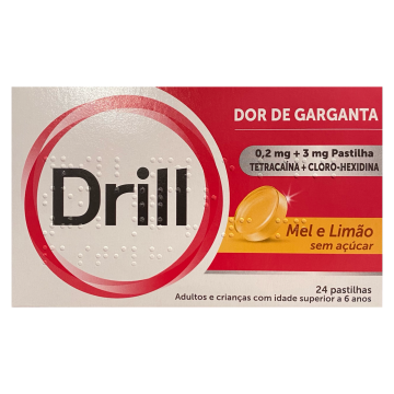 Drill Mel e Limo sem acar , 0.2 mg + 3 mg Blister 24 Unidade(s) Past