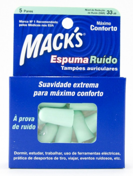 Mack S Espuma Ruido Tampao Oto X5