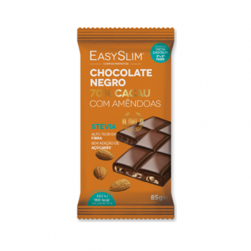 Easyslim Chocolat Negro 70% Cacau Amend 85g