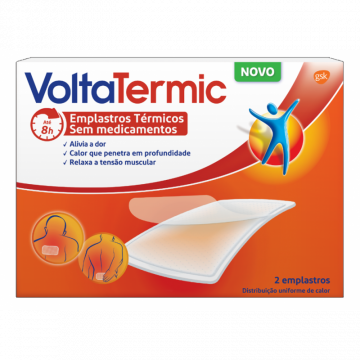 VoltaTermic Emplastro trmico no medicamentoso, 2Unidade(s) Rectangular