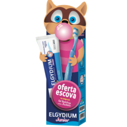 Elgydium Junior Back to School Gel dentfrico bubble 7A-12A 50 ml com Oferta de Escova de dentes
