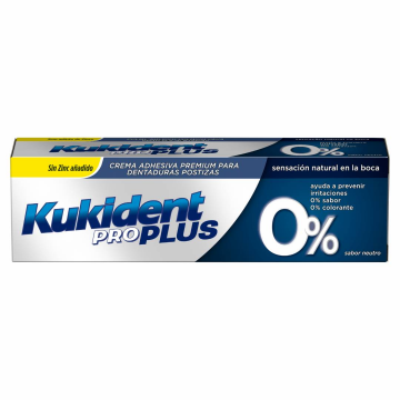 Kukident Pro Plus 0% Cr Ades Prot Dent 40g