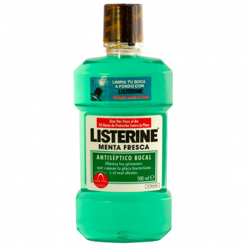 Listerine Menta F Elixir Menta Fresca 500ml
