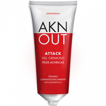 Aknout Attack Gel Peles Acneicas 40ml