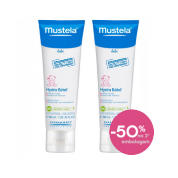 Mustela Bebe Duo Hidra Rosto40 Ml+Desc 50%