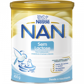 Nan S/Lactose Leite Lact Po 400g