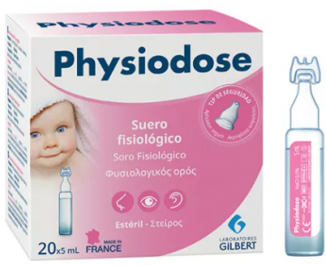 Physiodose Soro Fisiol Infantil 5ml X20,  