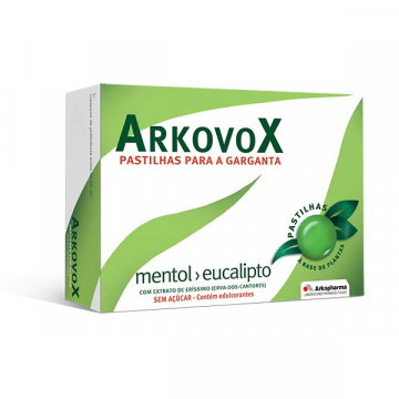 Arkovox S/Acucar Pst Mentol X 16