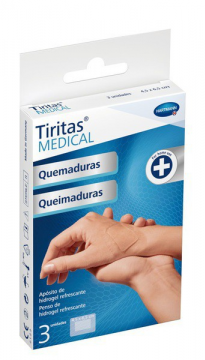 Tiritas Medical Penso Queimad 4,5x6,5cmx3