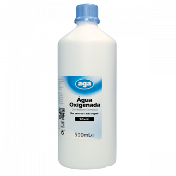 Agua Oxigenada Ag Ox 10v 500 Ml Aga