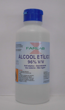 Alcool Sanitario Alcool 96º 250 Ml Farlab