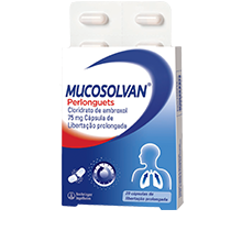 Mucosolvan Perlonguets, 75 mg x 20 cps lib prol