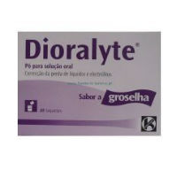 Dioralyte (Sabor Groselha) x 20 p sol oral saq