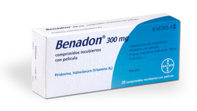 Benadon, 300 mg x 10 comp revest
