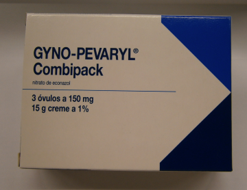 Gyno-Pevaryl Combipack (15g), 10mg/g + 150mg x 1 creme bisnaga + ovulo