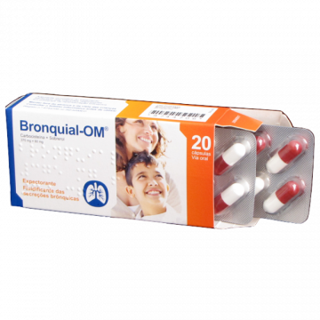 Bronquial-Om, 375/60 mg x 20 cps