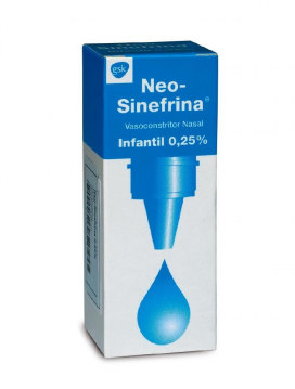 Neo-Sinefrina, 2,5 mg/mL x 1 sol nasal conta-gotas