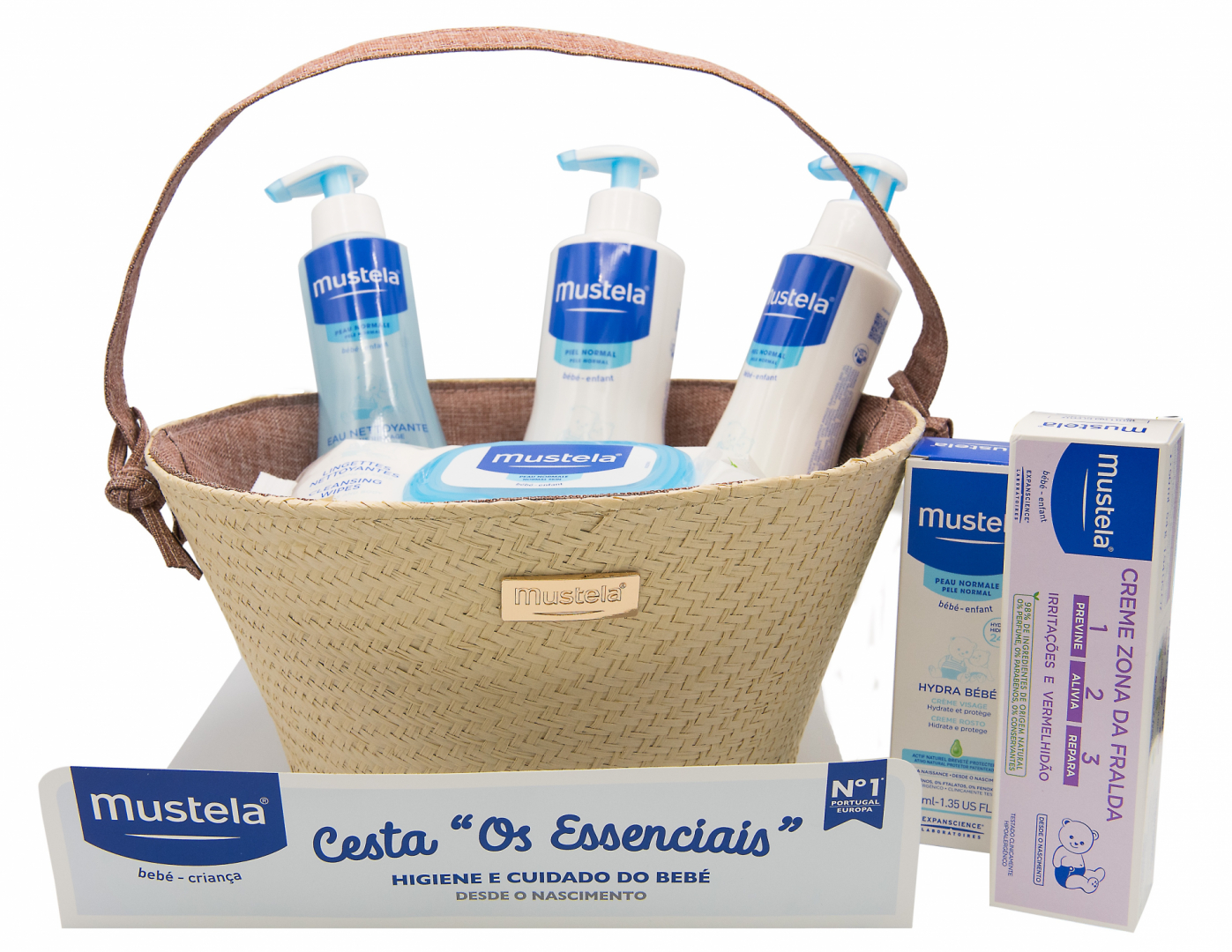 Mustela Bebé Cesta Essenciais Rosa