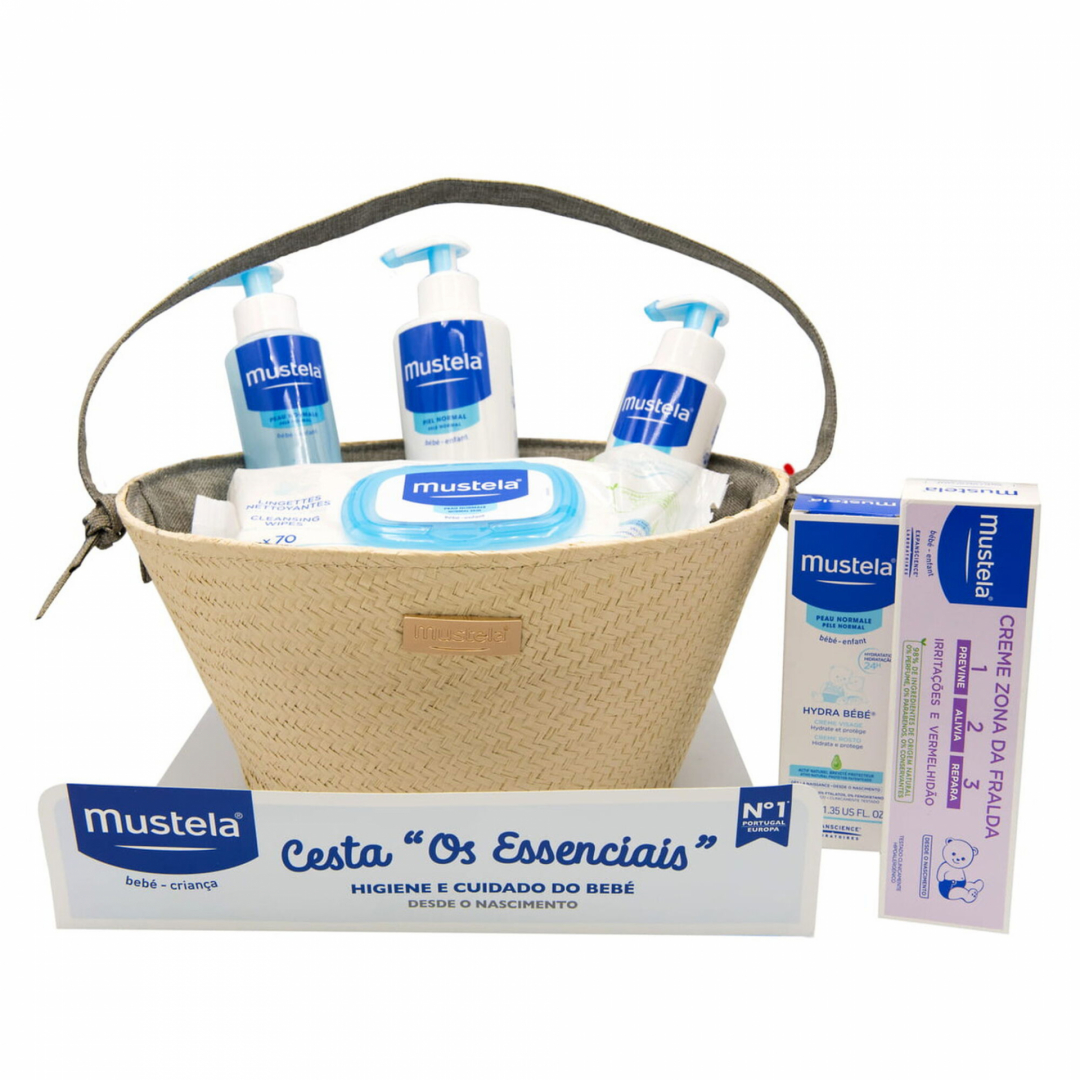 Mustela Bebe Kit Cesta Essenciais Taupe